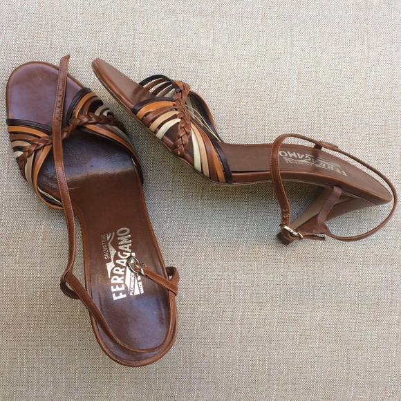 ferragamo heels sandals